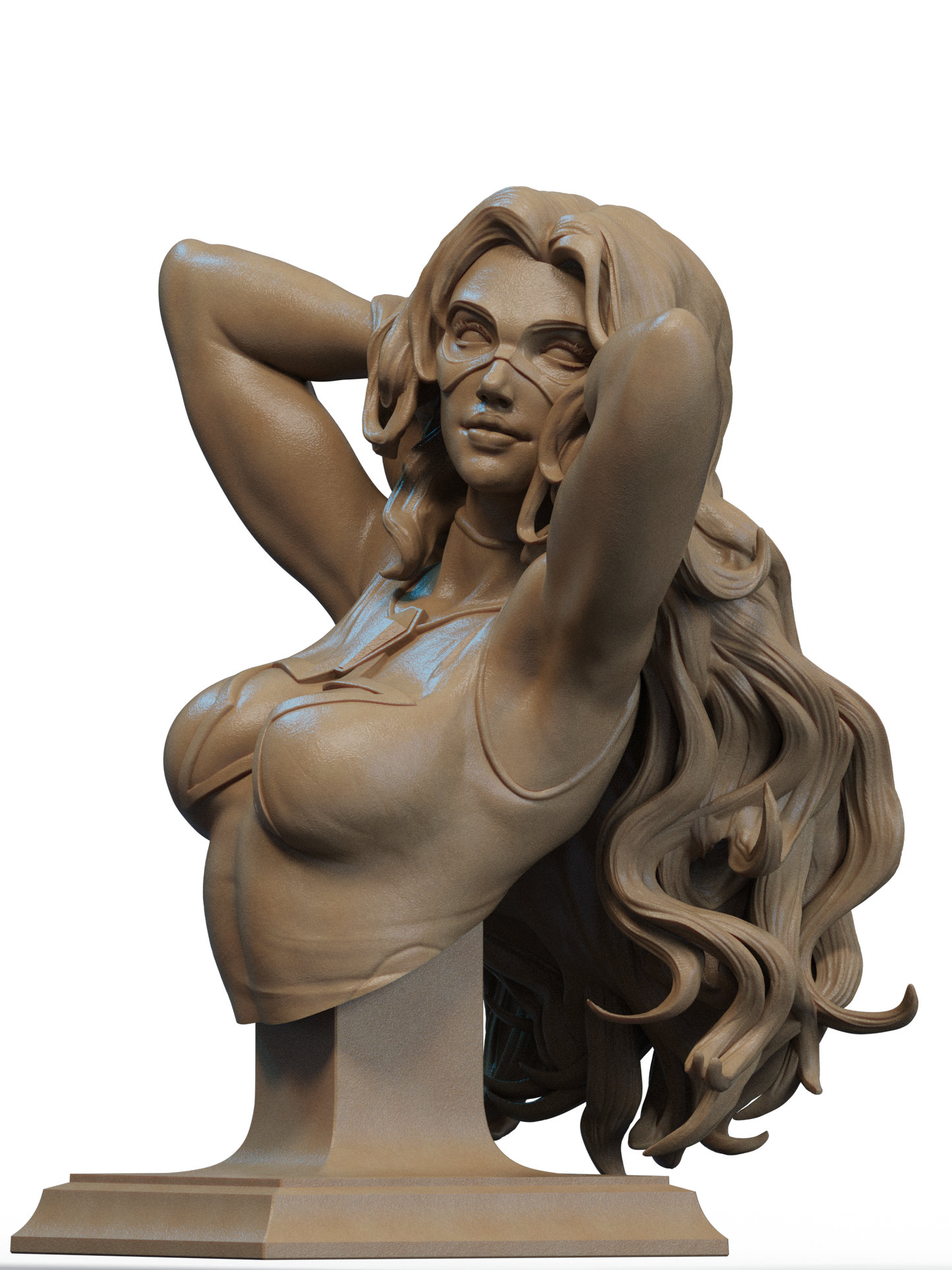 Golden Command Bust