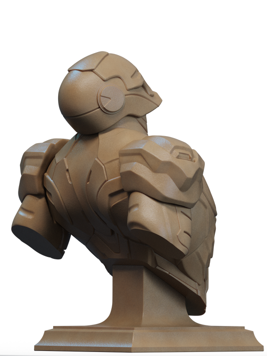 Metal Man Bust