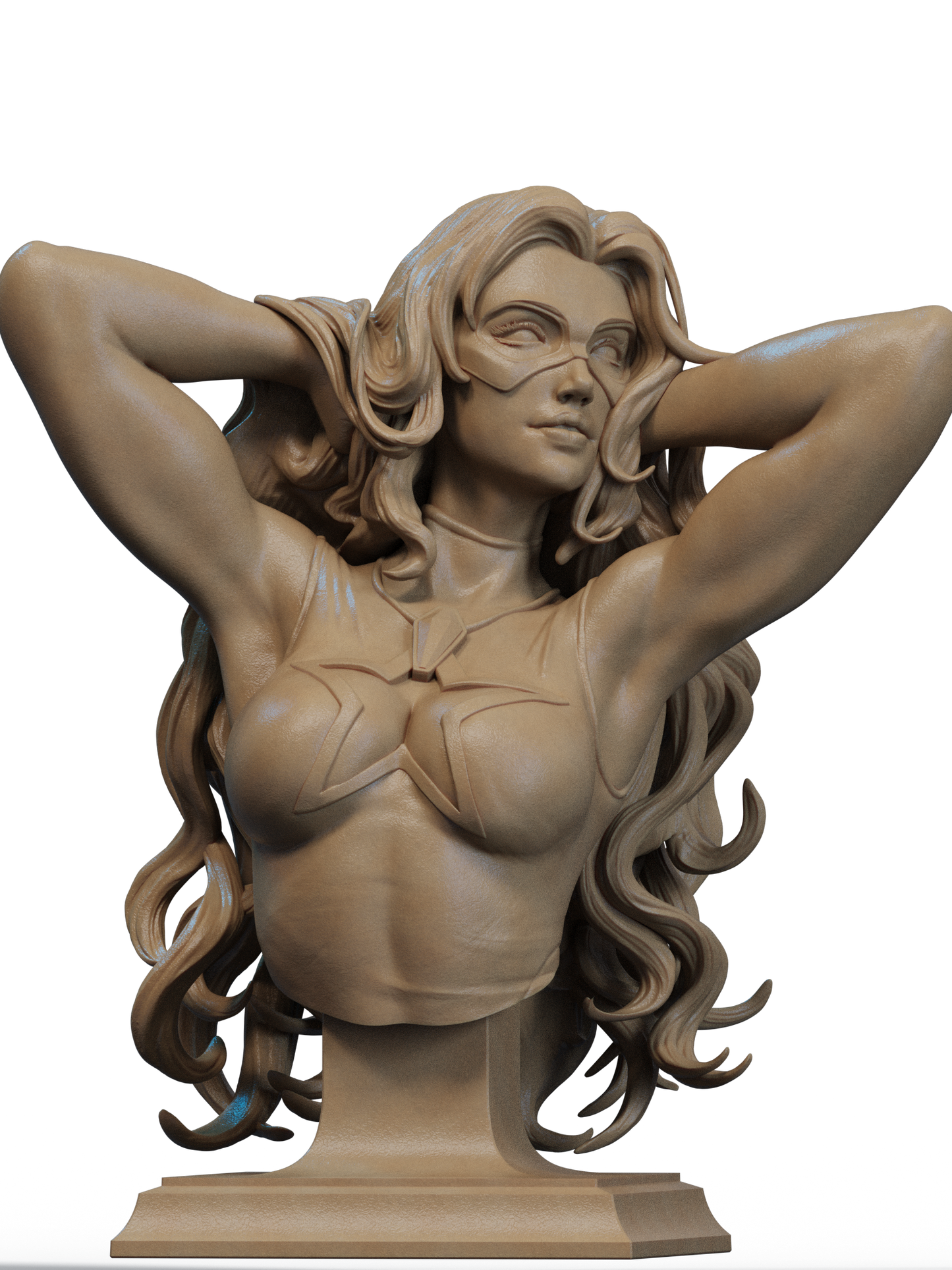 Golden Command Bust