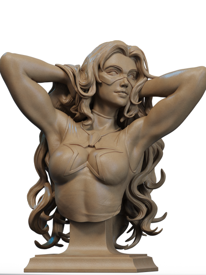 Golden Command Bust