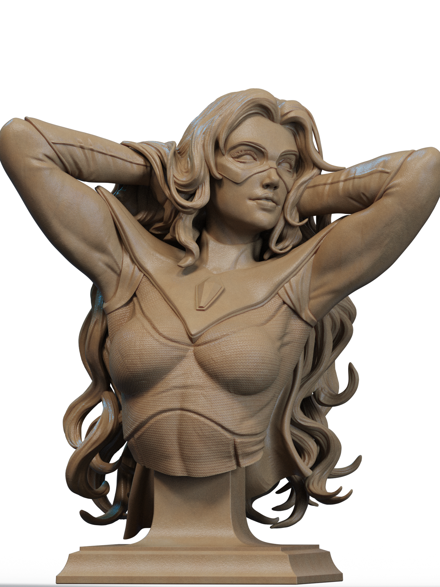 Golden Command Bust