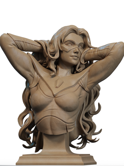 Golden Command Bust