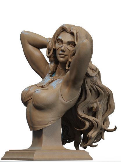Golden Command Bust
